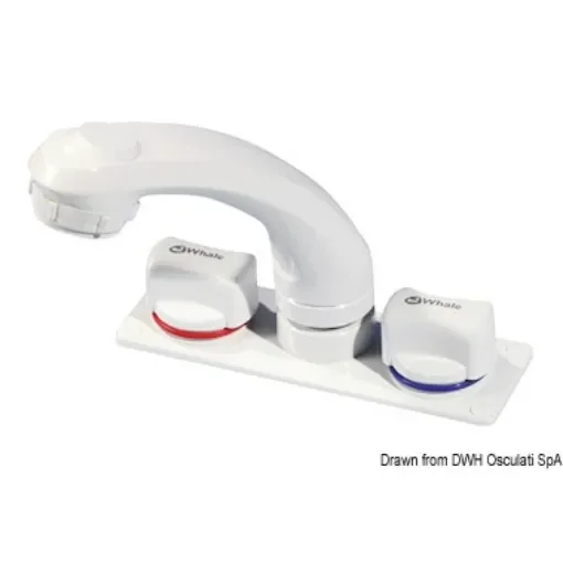 Osculati - Whale Elegance shower short tap hot/cold water - 17.030.01 product image