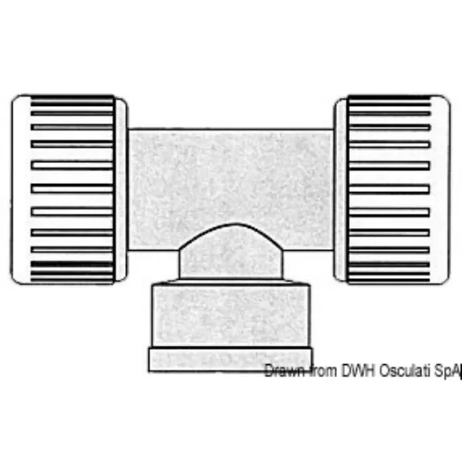 Osculati - Hydrofix system brass T-joint 1/2&amp;quot; - 17.115.07 product image