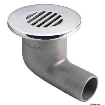 90° cockpit drain with check valve product image