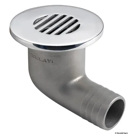 90° cockpit drain with check valve product image