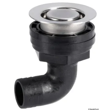 Osculati - Flush cockpit drain w/AISI 316 head 90&amp;#176; - 17.122.90 product image