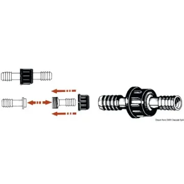 Nylon cylindrical water hose joints product image