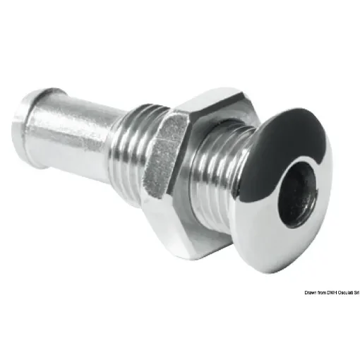 Osculati - Mini skin fitting AISI 316 convex 1/4&amp;quot; - 17.214.01 product image