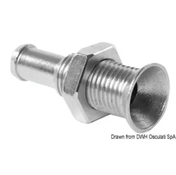 Osculati - Mini skin fitting AISI 316 flush mount 1/4&amp;quot; - 17.214.02 product image