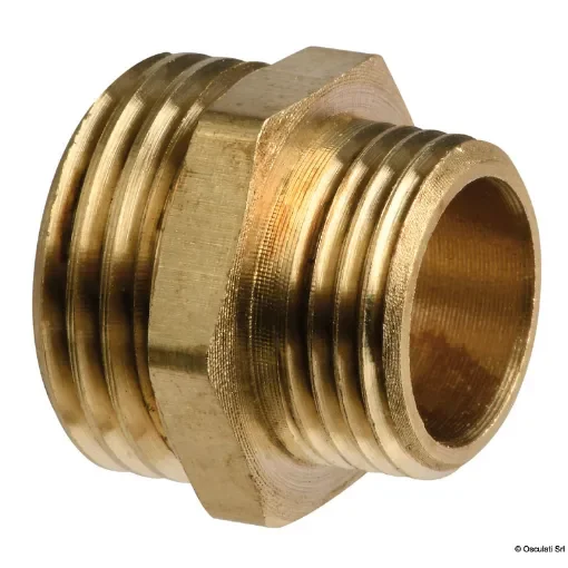Double brass nipples (reduced) product image