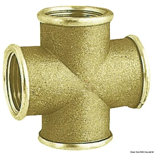 Cross T brass joint (all female outlets) product image