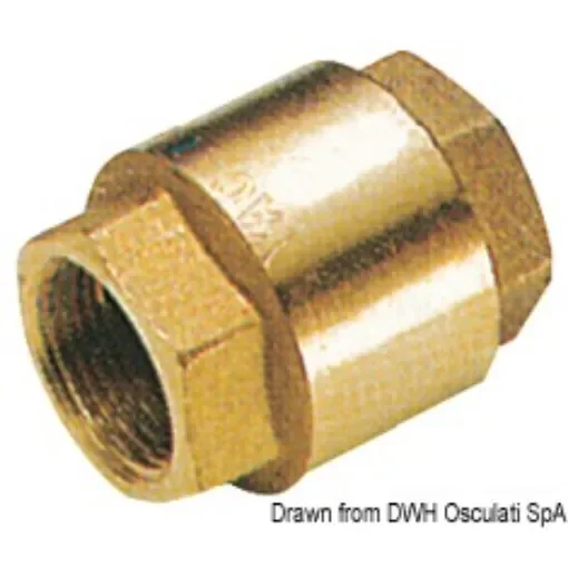 Osculati - Brass check valve 1&amp;quot; - 17.232.04 product image
