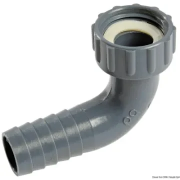 Polypropylene hose connector with swivel nut and gasket product image