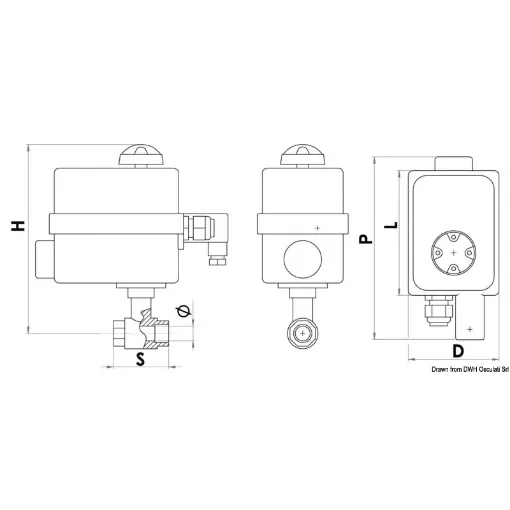 Osculati - Remote control panel for valves - 17.242.00 product image