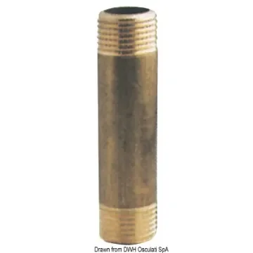 Osculati - Brass extension sleeve 1&amp;quot; x 100 mm - 17.276.26 product image