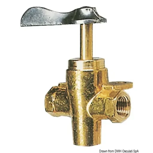 Osculati - 3-way fuel valve 3/8&amp;quot; - 17.305.03 product image