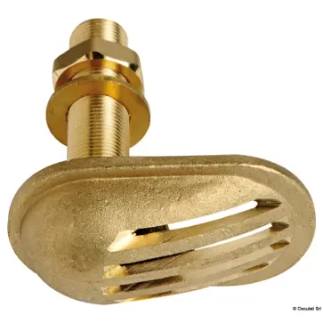 Cast brass thru-hull scoop strainer product image