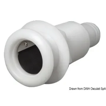 Osculati - Nylon/fiberglass seacock 2&amp;quot;1/4 38 mm w/check valve - 17.319.22 product image