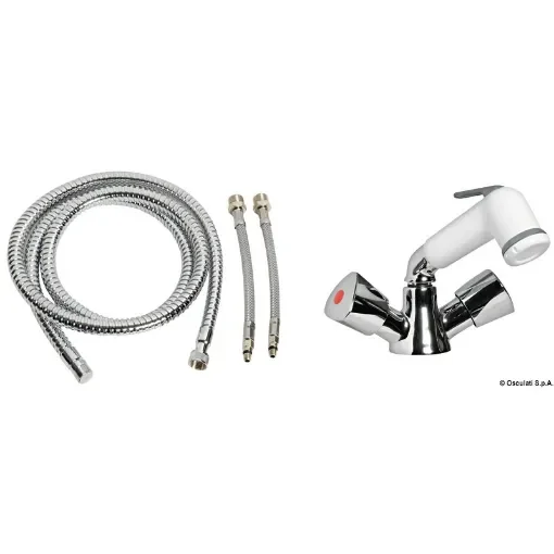 Osculati - Mixer tap “hot/cold water” with shower tap - 17.336.00 product image