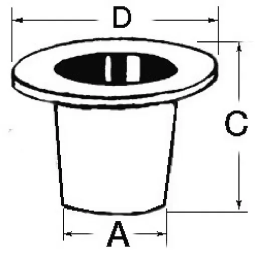 Osculati - Threaded seacock white plastic 1/2&amp;quot; - 17.394.01 product image