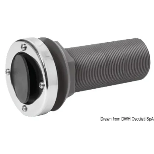 Osculati - Nylon/fiberglass long seacock 1&amp;quot;1/2 - 11BSP - 17.395.45 product image