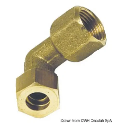 Osculati - Pipe joint 90&amp;#176; fem. 10x3/8&amp;quot; - 17.413.04 product image