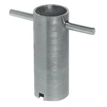 Galvanized steel tool for quick mounting of brass or stainless steel skin fittings product image