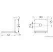 Osculati - Bracket for flexible remote control 17.450.90/91 - 17.450.30 product image