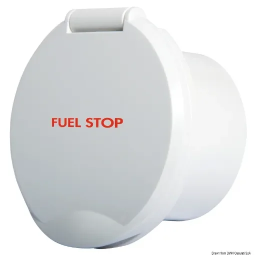 Osculati - ClassicEvo white ABS compart w/FUEL STOP wording - 17.452.56 product image