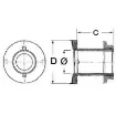 Osculati - Flush skin fitting AISI 316 mirror polished 3/8&amp;quot; - 17.525.00 product image