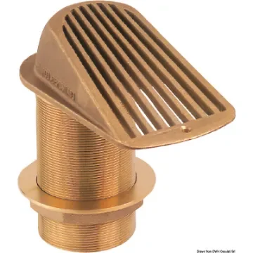 GUIDI series 2000 bronze thru-hull scoop strainer product image