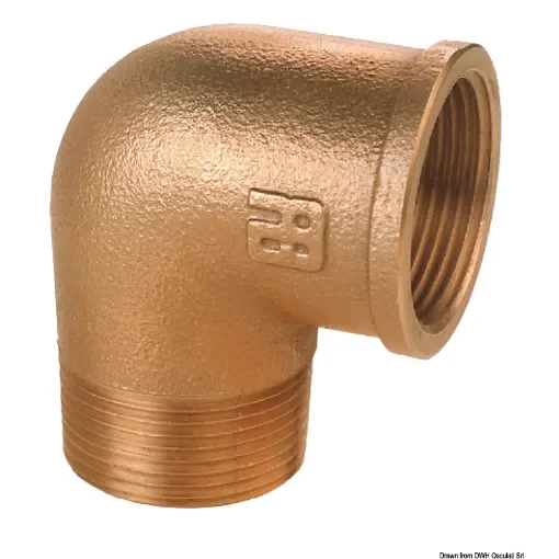 Osculati - GUIDI bronze M-F 90&amp;#176; elbow 3/8&amp;quot; - 17.561.02 product image
