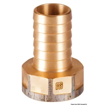 Osculati - GUIDI bronze female hose connector 1&amp;quot;1/2 x 38 mm - 17.569.07 product image