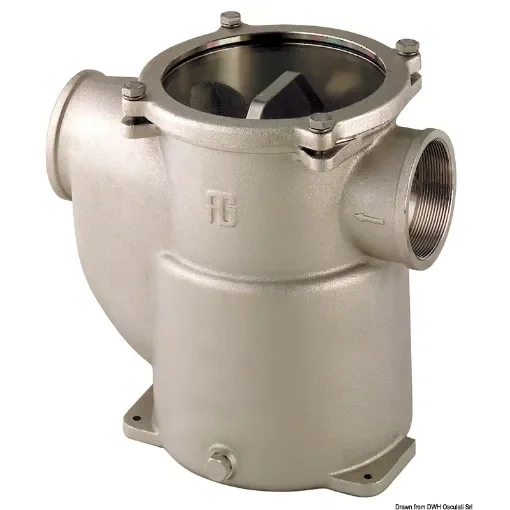 Osculati - Special water cooling filter nickelplat.RINA 2&amp;quot;1/2 - 17.654.07 product image