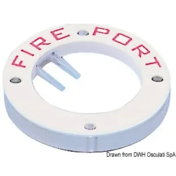 Osculati - Fire Port white plastic - 17.680.00 product image
