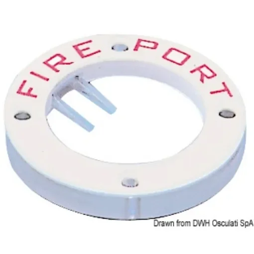 Osculati - Fire Port white plastic - 17.680.00 product image