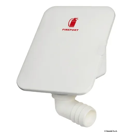 Osculati - Fireport hose connector 90&amp;#176; hatch - 17.683.01 product image