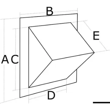Osculati - Fireport hose connector 90&amp;#176; hatch - 17.683.01 product image