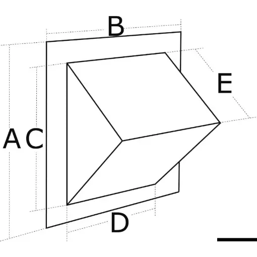 Osculati - Fireport hose connector 90&amp;#176; hatch - 17.683.01 product image