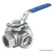 3-way ball valve female/female/female product image