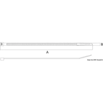 Osculati - Heat-resistant clamp 200 mm - 18.032.63 product image
