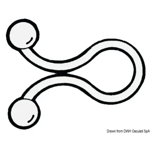 Osculati - Nylon cables clip 35 mm - 18.039.03 product image