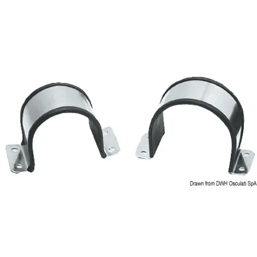 Osculati - Rubber SS U-clip 56/60mm - 18.041.51 product image