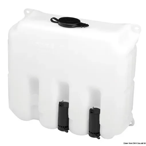 Osculati - Window cleaning system 9.7 l 2 pumps 12 V - 19.106.12 product image