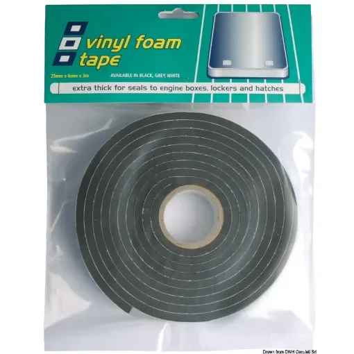 Osculati - PSP MARINE PVC adhesive tape portlights 3 x 19mm - 19.114.00 product image