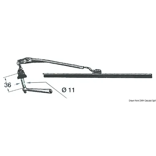 Osculati - Hand-operated windshield wiper - 19.150.00 product image