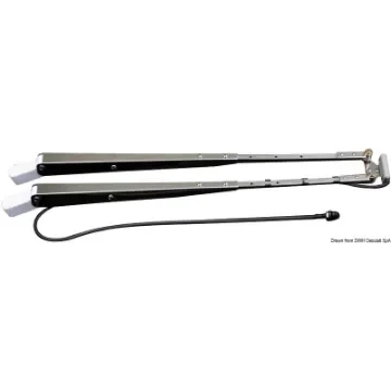 Osculati - Telescopic arm w/ windscreen wiper 650/800 mm - 19.190.01 product image