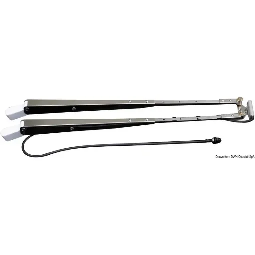 Osculati - Telescopic arm w/ windscreen wiper 650/800 mm - 19.190.01 product image