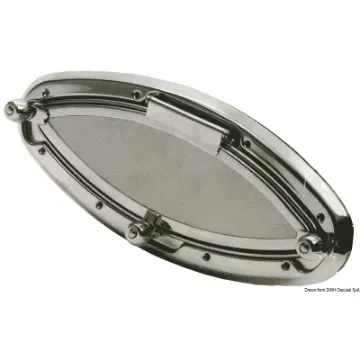 Osculati - BOMAR Flagship ellipt. portlight AISI316 457x197mm - 19.228.96 product image