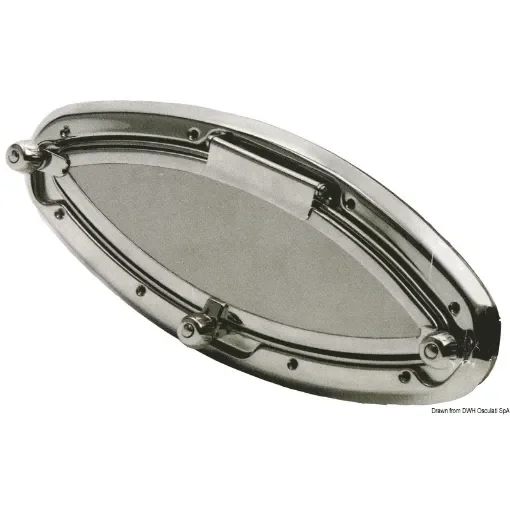 Osculati - BOMAR Flagship ellipt. portlight AISI316 457x197mm - 19.228.96 product image