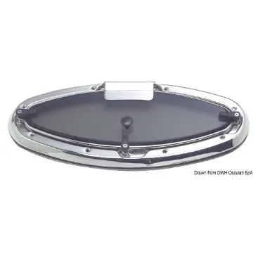 Osculati - BOMAR Flagship ellipt. portlight AISI316 495x219mm - 19.228.99 product image
