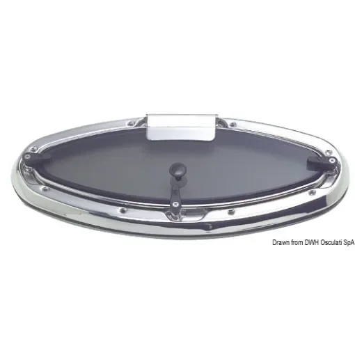 Osculati - BOMAR Flagship ellipt. portlight AISI316 495x219mm - 19.228.99 product image