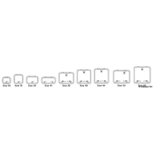 Osculati - Blue Cover for Lewmar Low profile Hatch size 03 - 19.346.02 product image