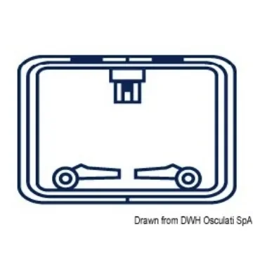 Osculati - Hatch protection 400 x 260 mm - 19.351.01 product image