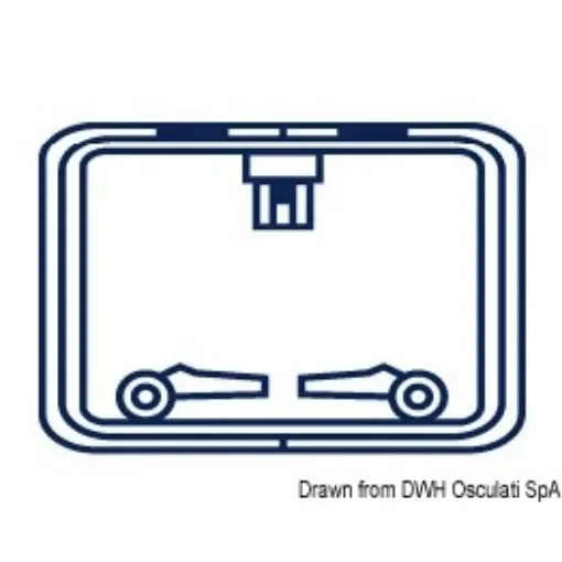 Osculati - Hatch protection 400 x 260 mm - 19.351.01 product image